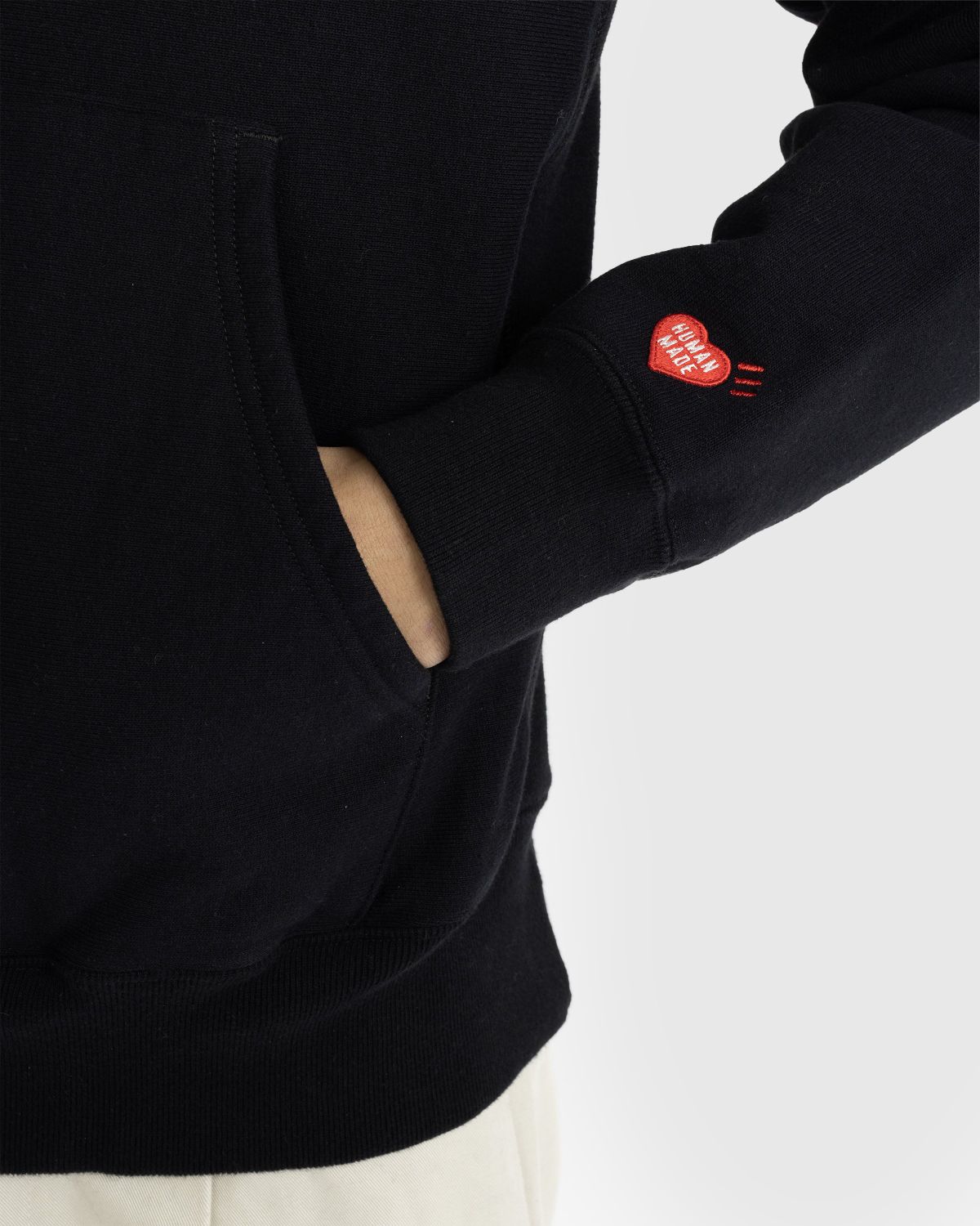 Human Made – Heart Logo Hoodie Black | Highsnobiety Shop